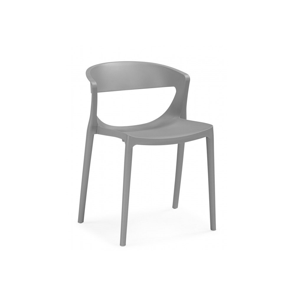 Пластиковый стул Градно жесткий серый Пластиковый стул Градно жесткий серый