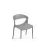 Пластиковый стул Градно жесткий серый Пластиковый стул Градно жесткий серый
