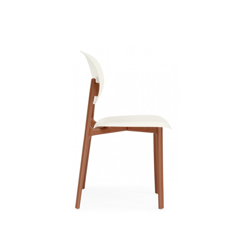 Пластиковый стул Mokka brown / milky Пластиковый стул Mokka brown / milky