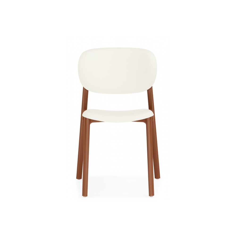 Пластиковый стул Mokka brown / milky Пластиковый стул Mokka brown / milky
