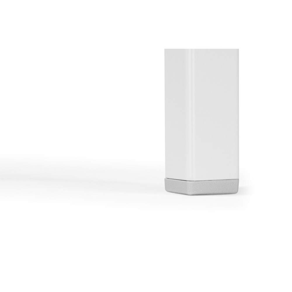 Барный стул Лофт кож.зам. линкольн белый / белый матовый Барный стул Лофт кож.зам. линкольн белый / белый матовый