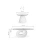 Журнальный стол Orfeo 110х60х43 white
