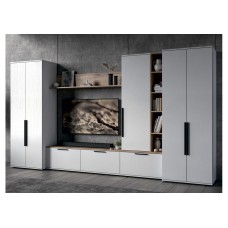 Готовая гостиная Филеста белый / дуб вотан комплектация 2 Готовая гостиная Филеста белый / дуб вотан комплектация 2