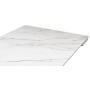 Керамический стол Вилсон 160(220)х89 белый gilt white / черный