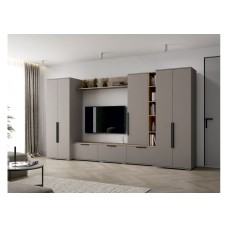 Готовая гостиная Филеста кашемир / дуб вотан комплектация 2 Готовая гостиная Филеста кашемир / дуб вотан комплектация 2