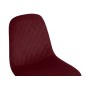 Стул на металлокаркасе Dabl wine red