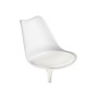 Стул на металлокаркасе Tulip white
