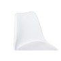 Стул на металлокаркасе Tulip white