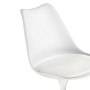 Стул на металлокаркасе Tulip white