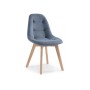 Стул деревянный Filip blue / wood