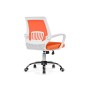 Компьютерное кресло Ergoplus orange  / white