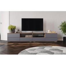 ТВ-тумба Маллоу дуб вотан / графит софт