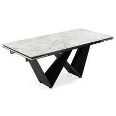 Керамический стол Бор 180(240)x90 cold jade / черный