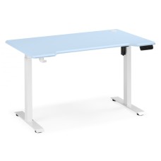 Компьютерный стол Маркос 140х80 голубой / белый
