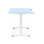 Компьютерный стол Маркос 140х80 голубой / белый