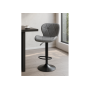 Барный стул Trio light gray / black