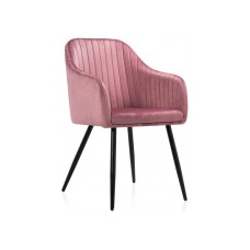 Стул на металлокаркасе Slam dark pink