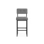 Барный стул Ларс selfie grey / черный