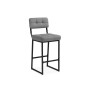 Барный стул Ларс selfie grey / черный