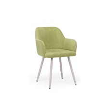 Стул на металлокаркасе Инфини зеленый (ocean 013) / серый