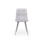 Стул на металлокаркасе Чилли светло-серый / серый