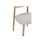 Стул на металлокаркасе Lisbon бежевый / цвет дерева