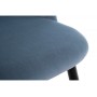 Стул на металлокаркасе Gabi blue / black