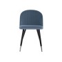 Стул на металлокаркасе Gabi blue / black