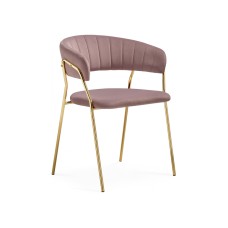 Стул на металлокаркасе Kamelia 1 light purple /gold