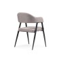 Стул на металлокаркасе Twin gray / black