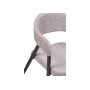 Стул на металлокаркасе Twin gray / black
