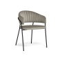 Стул на металлокаркасе Лукас бежевый / черный каркас