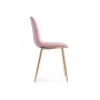 Стул на металлокаркасе Dabl light purple/ gold