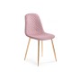 Стул на металлокаркасе Dabl light purple/ gold