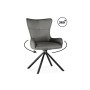Стул на металлокаркасе Chicago light gray / black