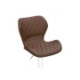 Барный стул Porch brown / chrome