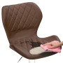 Барный стул Porch brown / chrome