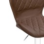 Барный стул Porch brown / chrome