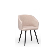 Стул на металлокаркасе Монер латте (glory 10) / черный Стул на металлокаркасе Монер латте (glory 10) / черный