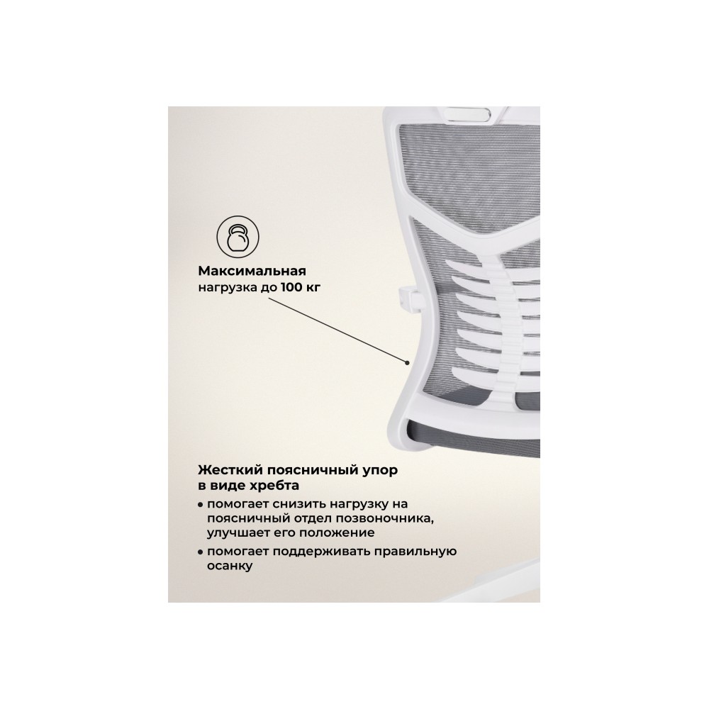 Компьютерное кресло Montana dark gray  / white Компьютерное кресло Montana dark gray  / white