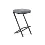 Барный стул Амаури микровелюр катания сильвер / черный