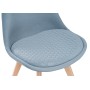 Стул деревянный Bonuss light blue / wood