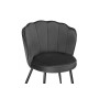 Стул на металлокаркасе Coral grey / black