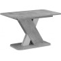 Стол деревянный Аврора цемент светлый / белый
