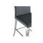 Барный стул Joan dark grey / steel