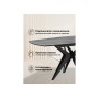 Керамический стол Риполь 160(205)х89 larka grey / черный