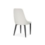 Стул на металлокаркасе Kora white / black