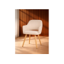 Стул деревянный Эолин 360 бежевый (glory 03) / светлое дерево