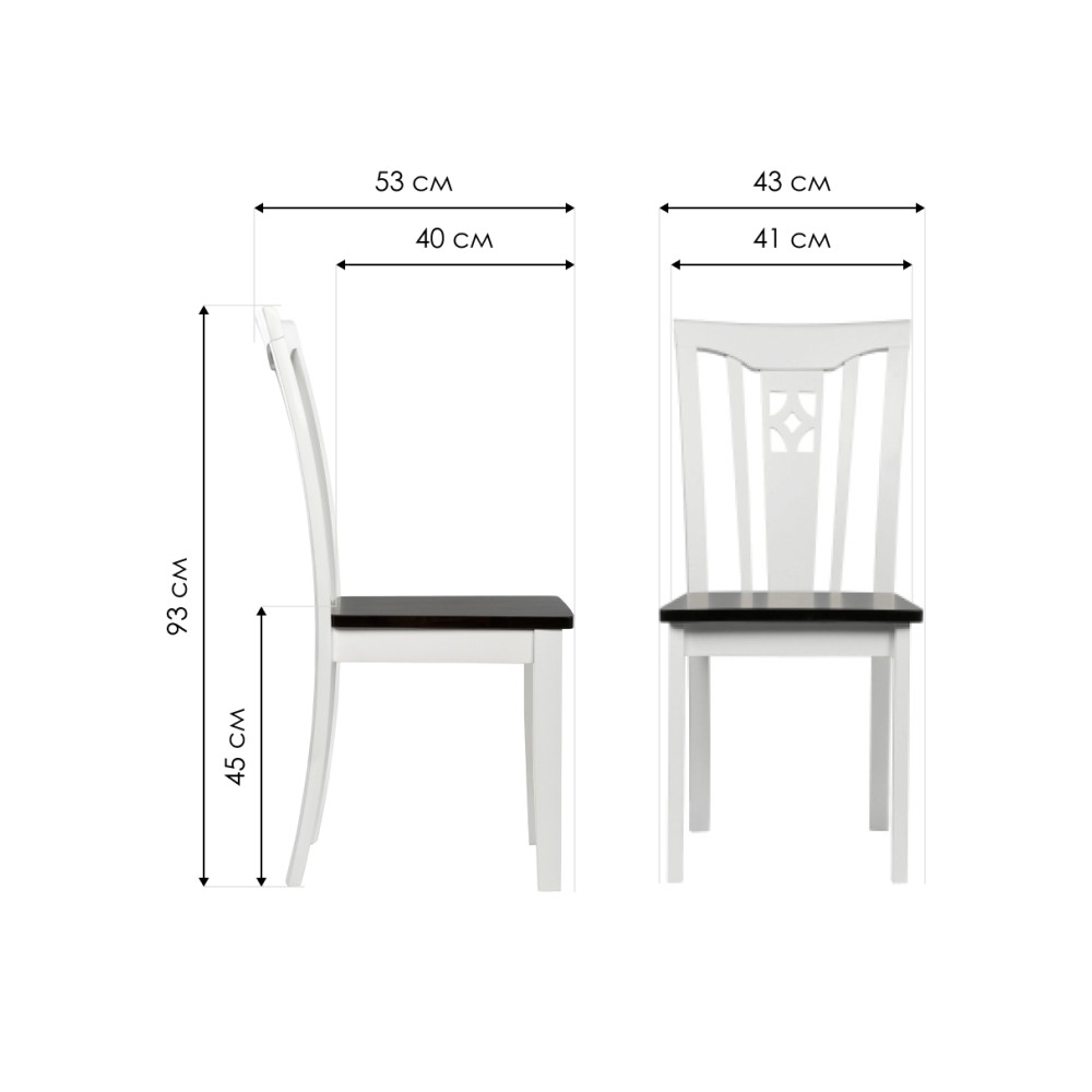 Стул деревянный Lira butter white Стул деревянный Lira butter white