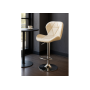 Барный стул Trio beige / chrome